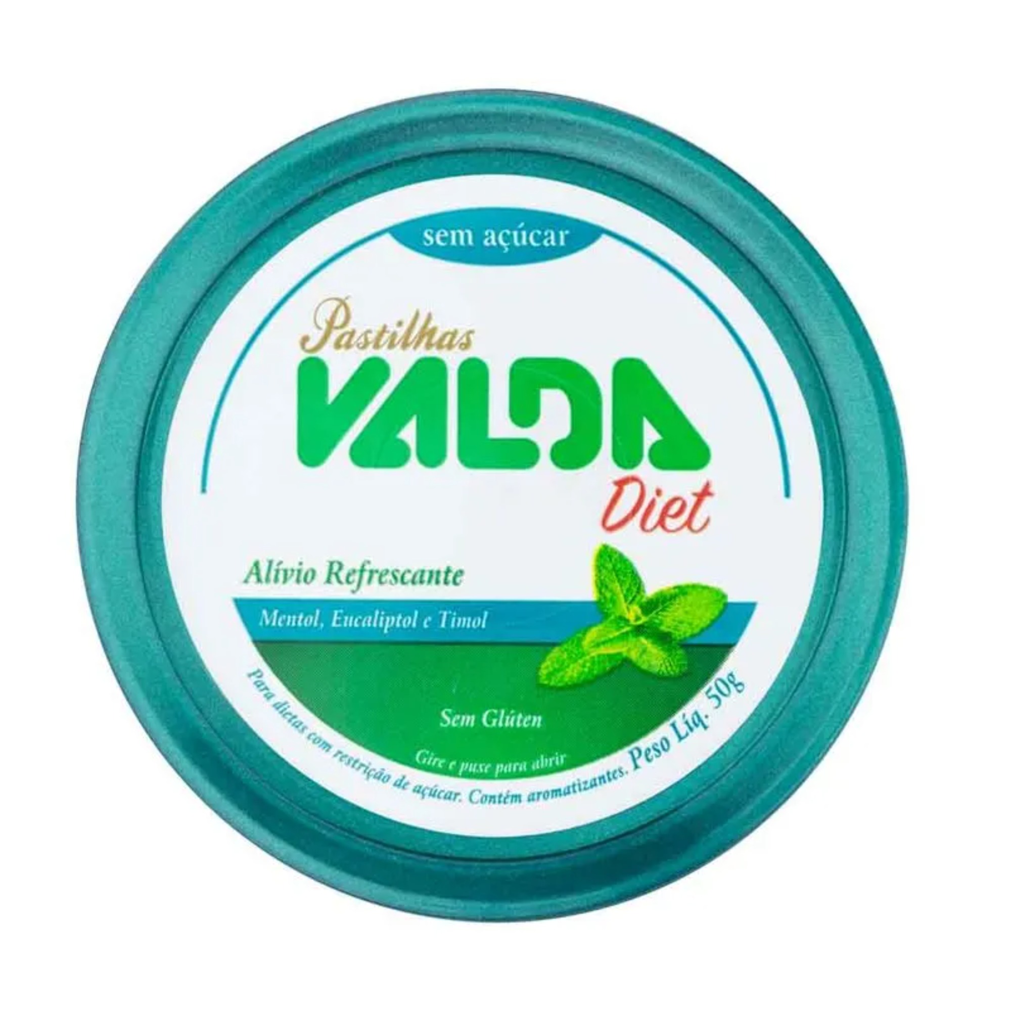 Valda Pastilha Diet Lata 50g