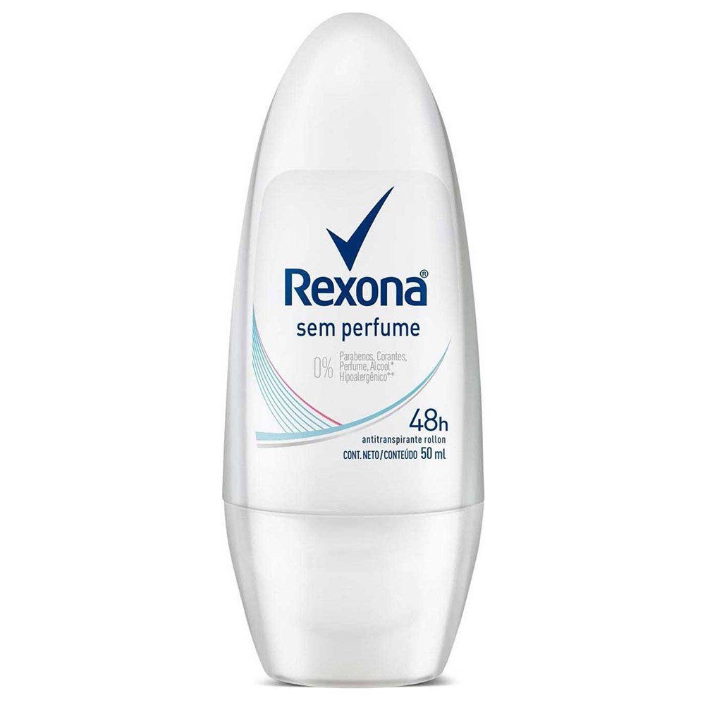 Desodorante Rexona Sem Perfume Roll-on 50ml