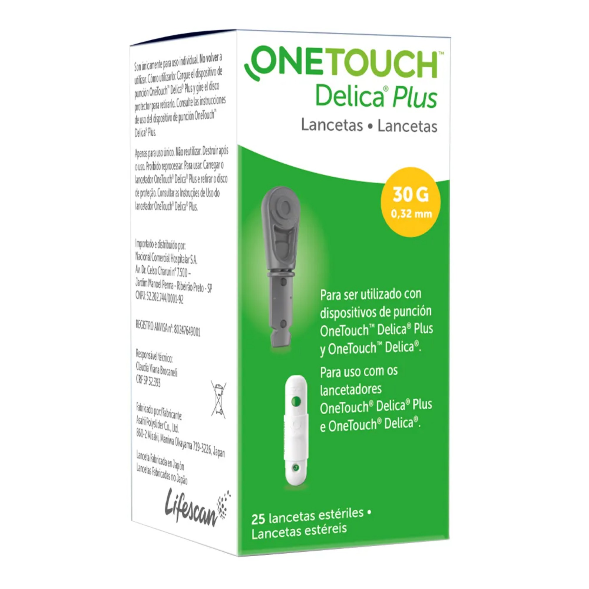 One Touch Lancetas 25Un