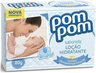 Sabonete Infantil Pom Pom 80g Locao Hidratante