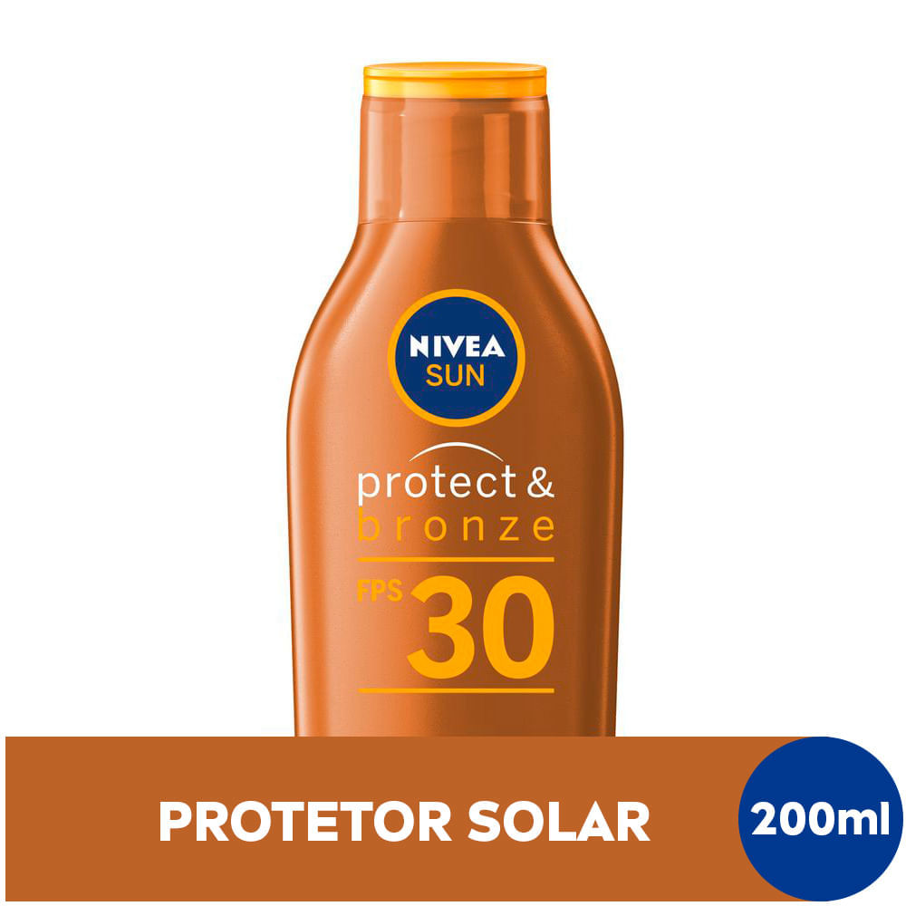Protetor Solar Nivea Sun Protect & Bronze FPS30 125ml