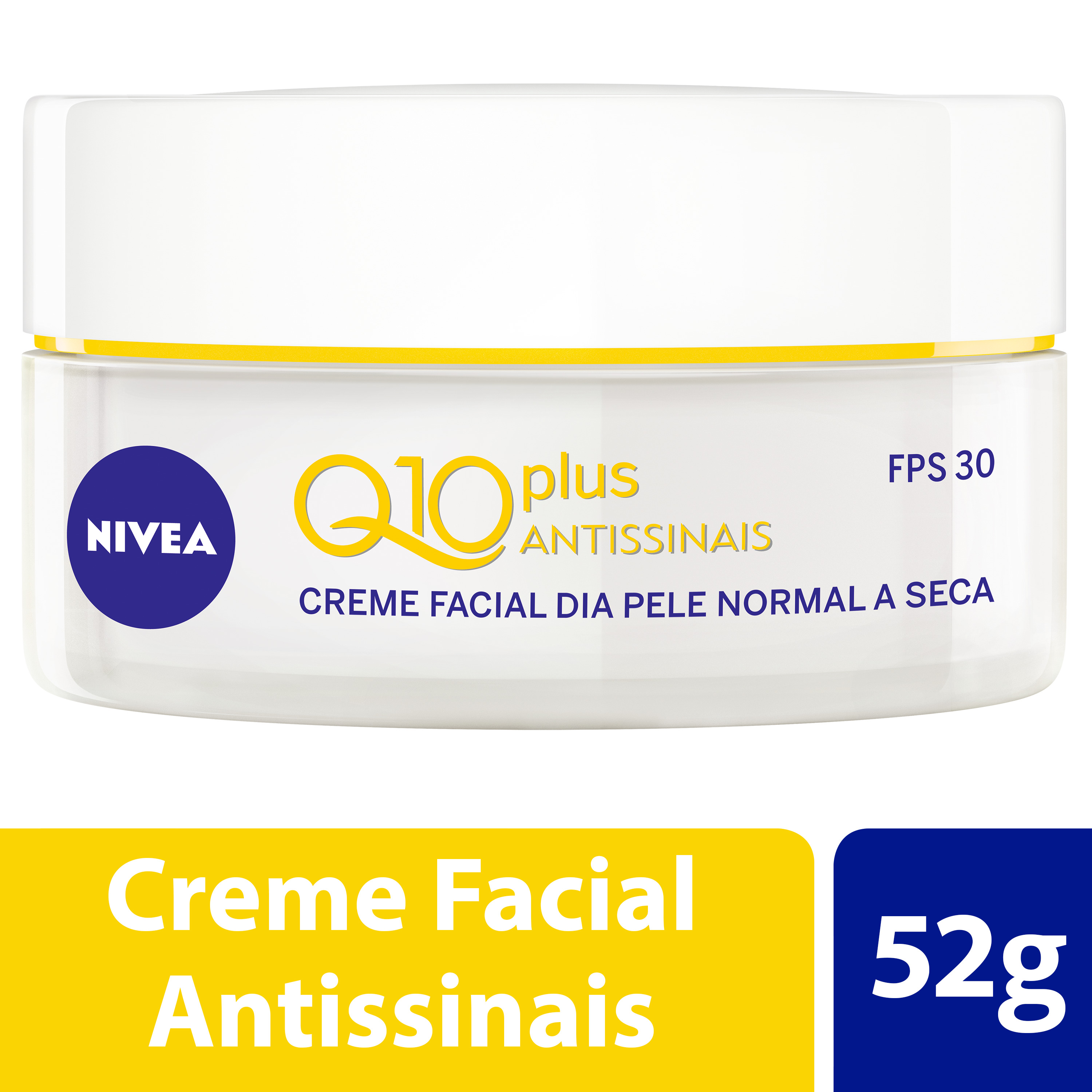 Creme Facial Dia Nivea Q10 Plus Antissinais Pele Normal A Seca Fps30 52g