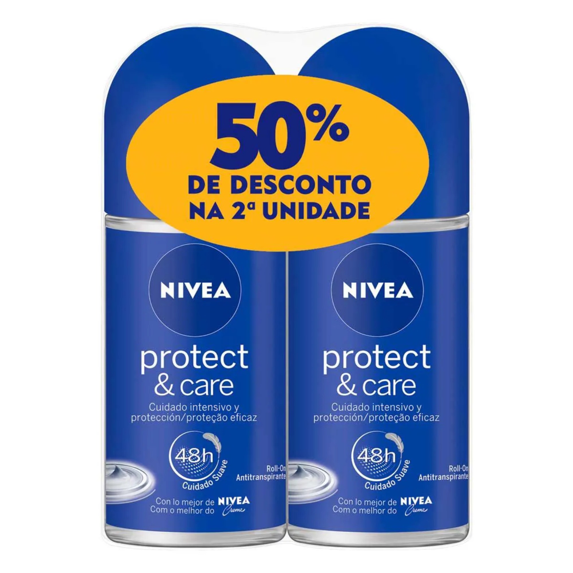 Kit Des Nivea Rollon 50ml Protec 50%2un