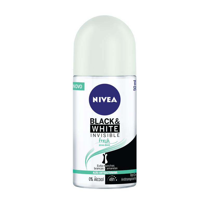 Desodorante Nivea Invisible B&W Fresh Roll-on 50ml