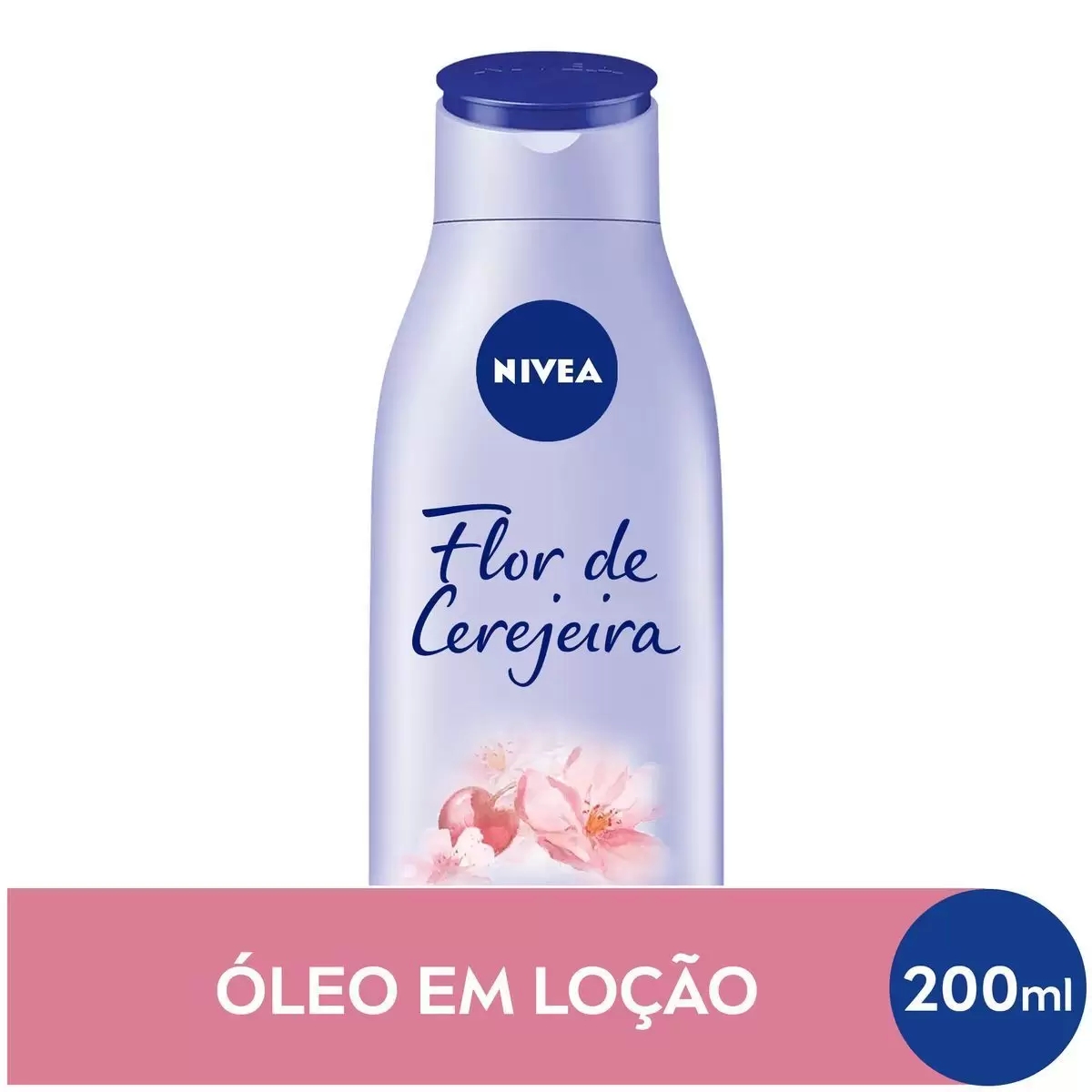 Loção Hidratante Nivea Óleos Essenciais Flor De Cerejeira 200ml