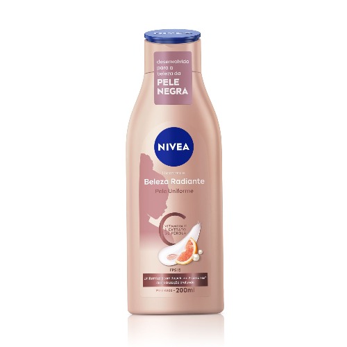 Loção Hidratante Nivea Beleza Radiante 200ml Pele Negra