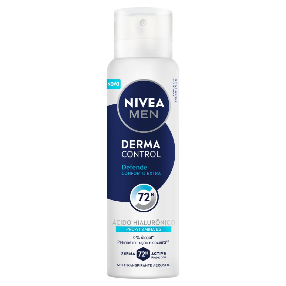 Desodorante Nivea Aerosol Derma Control Defende 200Ml Masculino