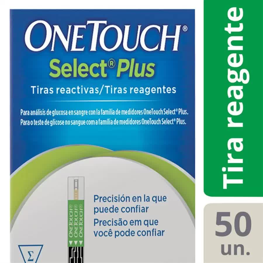 Tiras Reagentes One Touch Select Plus 50 Unidades