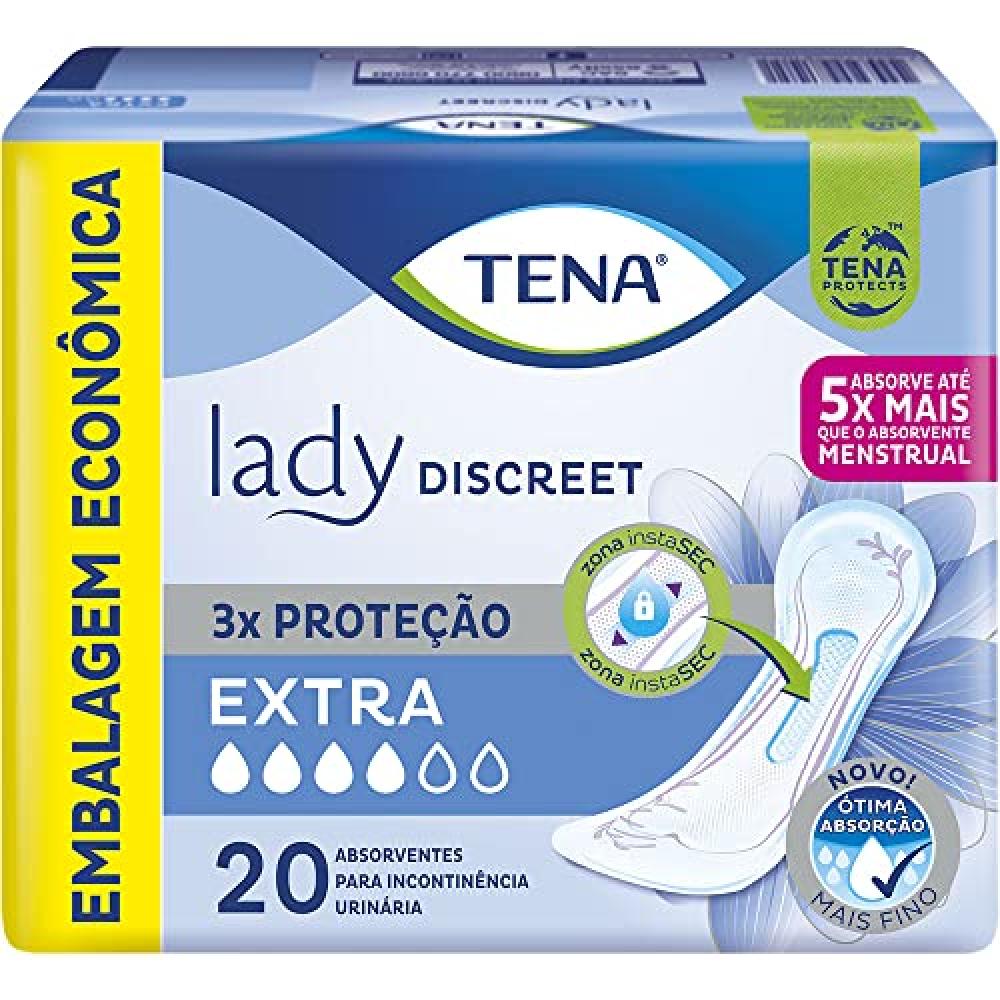 Absorvente Tena Lady Discreet Extra 20 Unidades