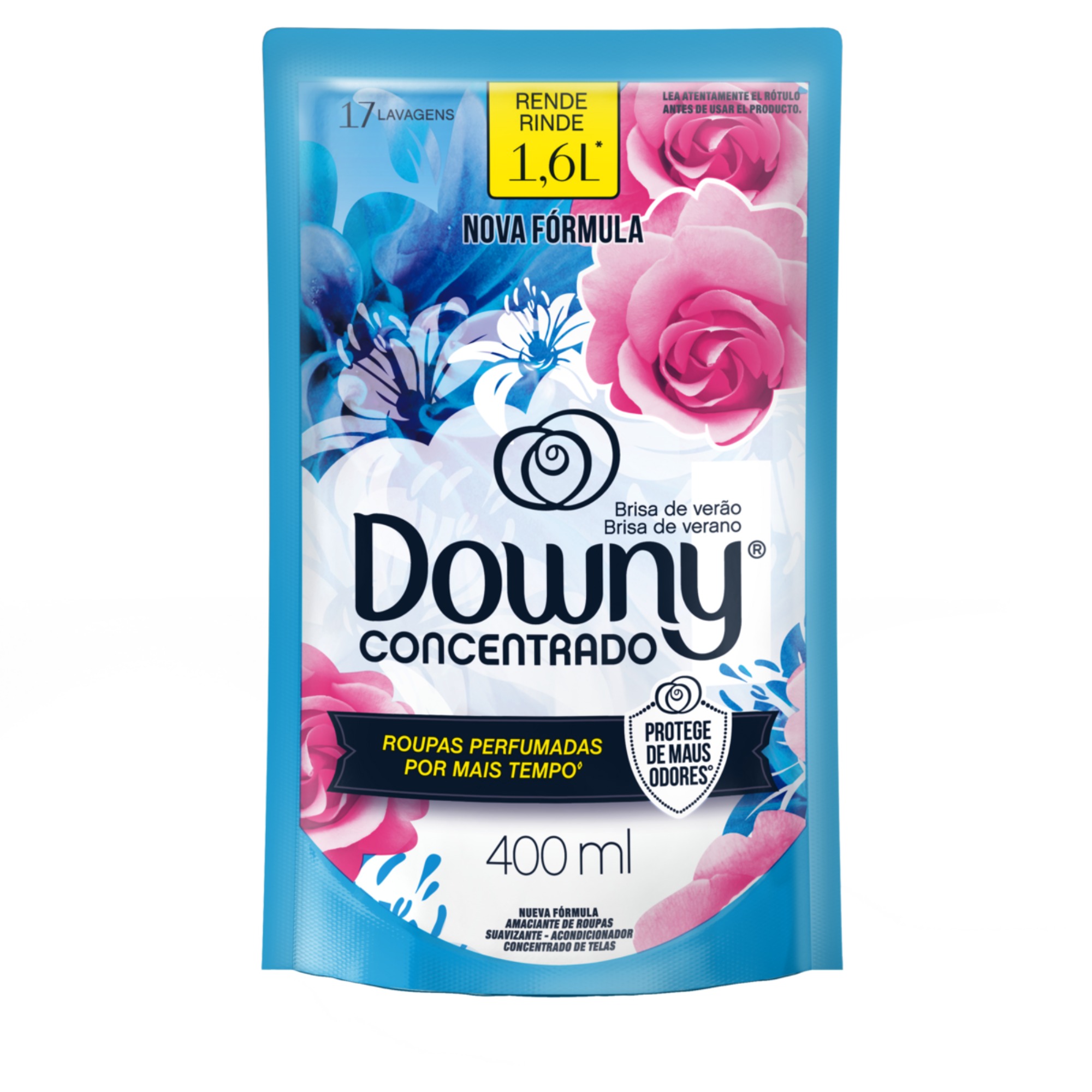 Amaciante Concentrado Downy 540ml Refil Brisa de Verão