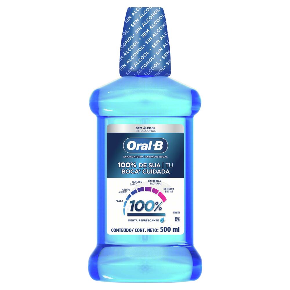Enxaguante Bucal Oral B 500ml 100%