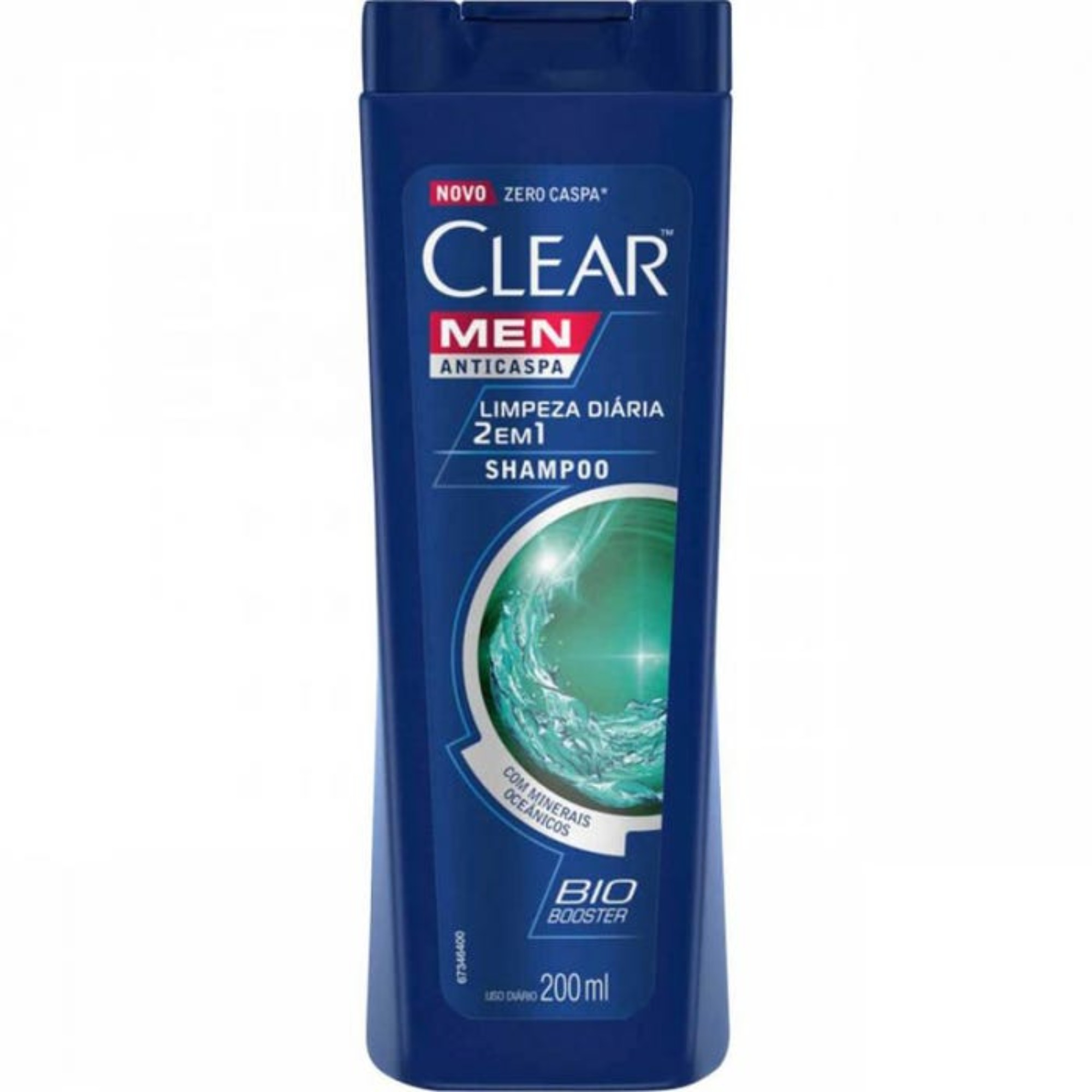 Shampoo Clear Men 200ml 2 em 1 Limpeza Diaria