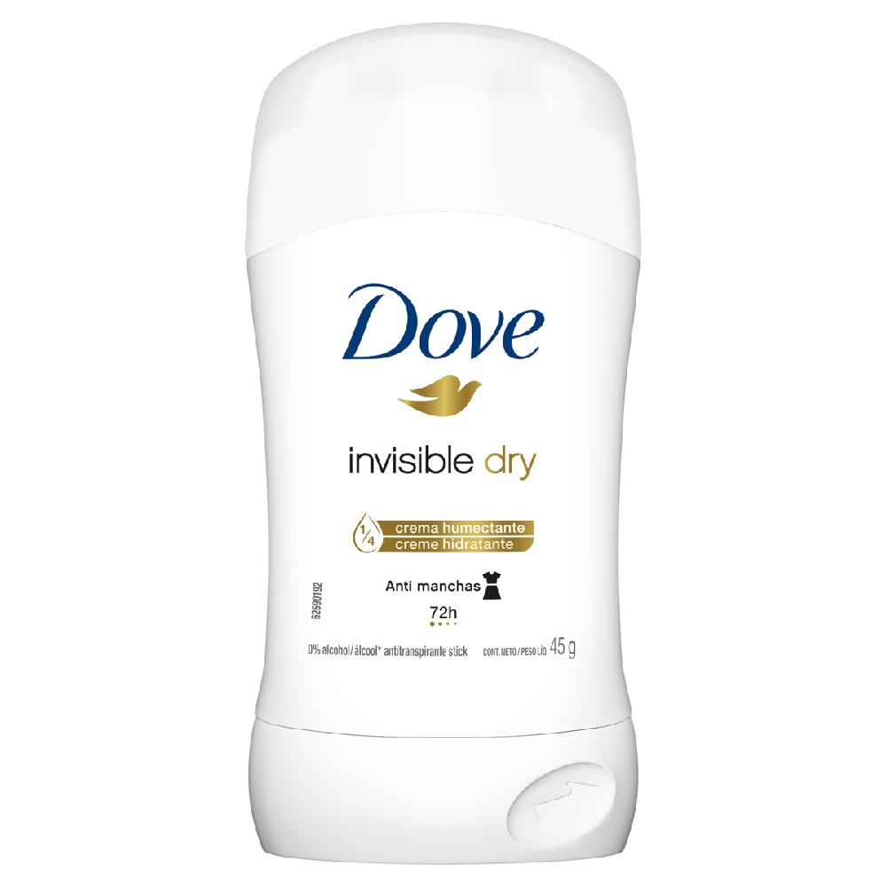 Desodorante Stick Dove 45G Invisible Dry Feminino