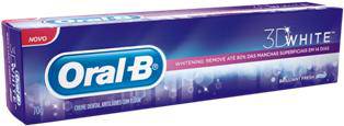 Creme Dental Oral B 3D White Brilliant Fresh 70g