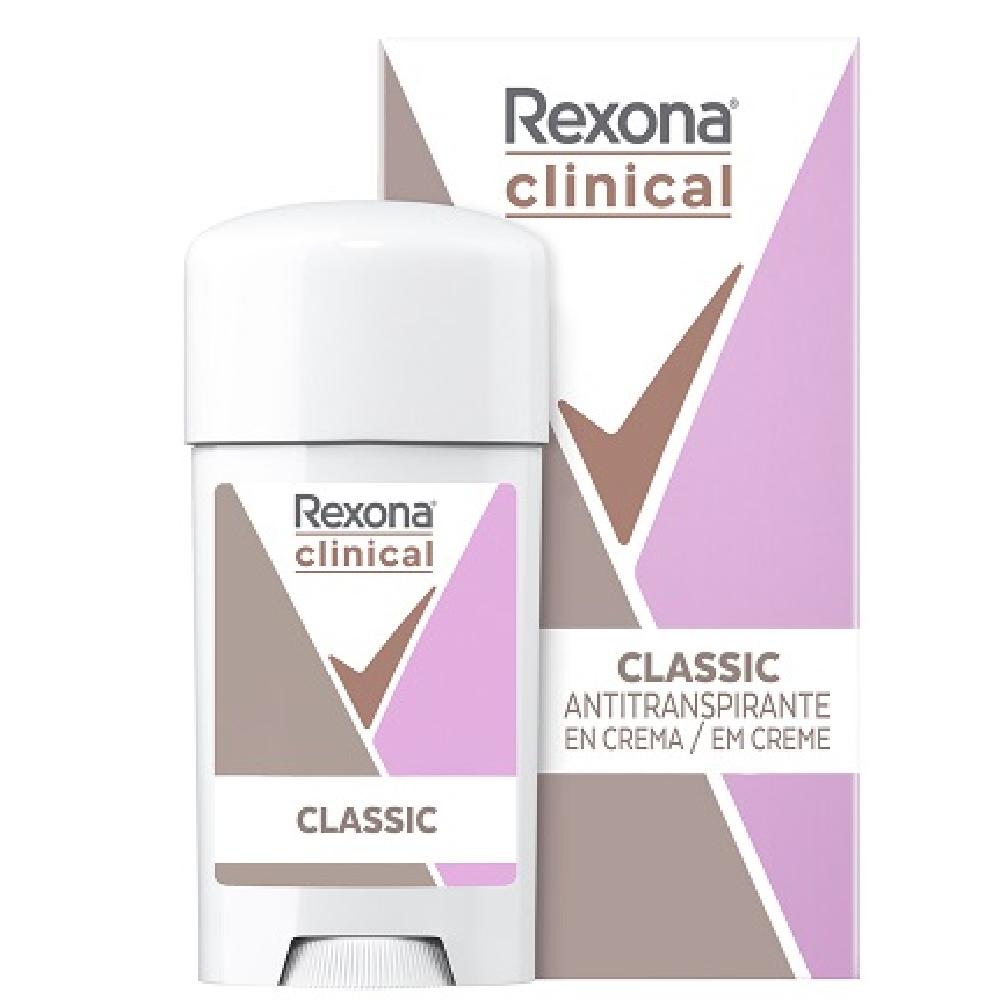 Desodorante Rexona Rollon 58ml Feminino Clinical Classic