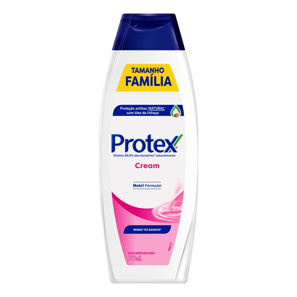 Sabonete Líquido Protex 650ml Antibacteriano Cream
