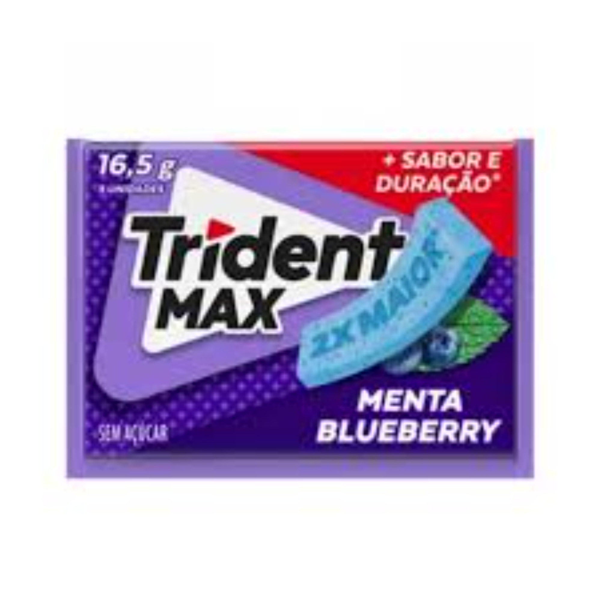 Trident Max Menta BlueBerry 16.5g Com 5 Unidades