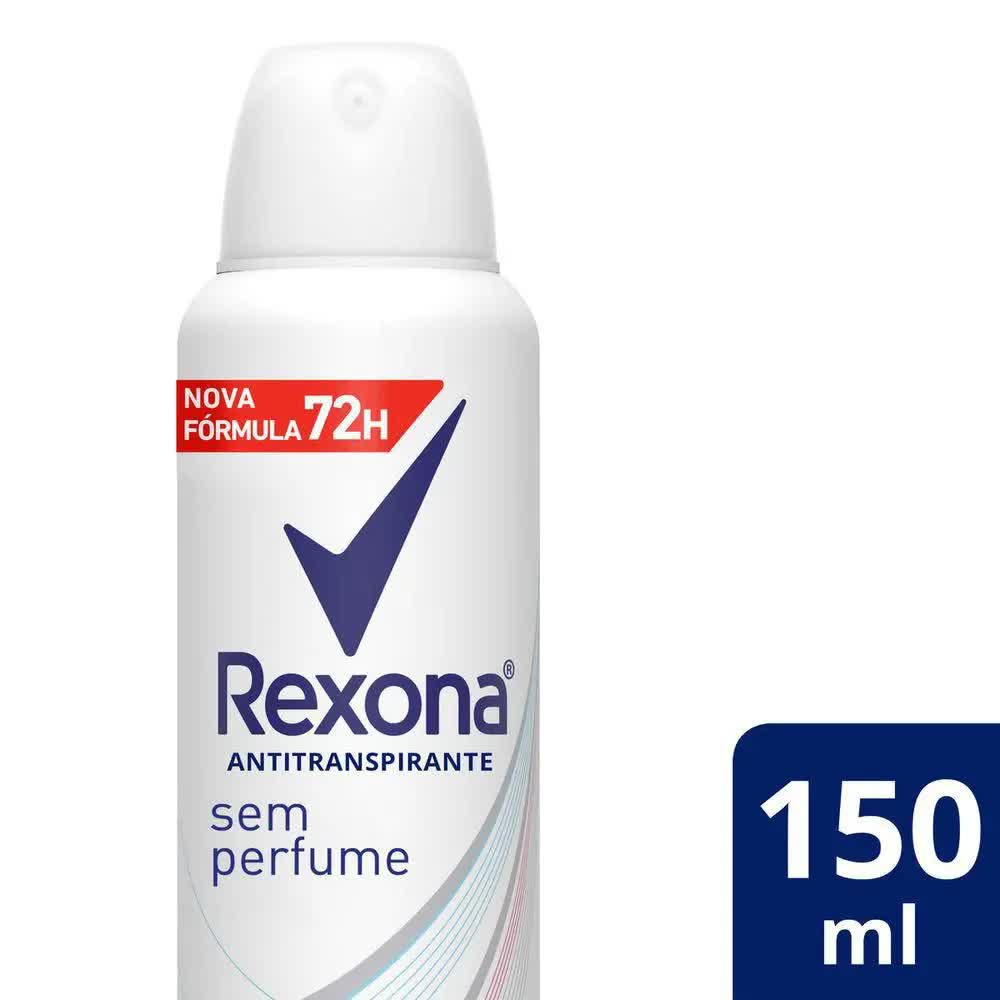 Desodorante Rexona Women Sem Perfume 72 Horas Aerosol 150ml