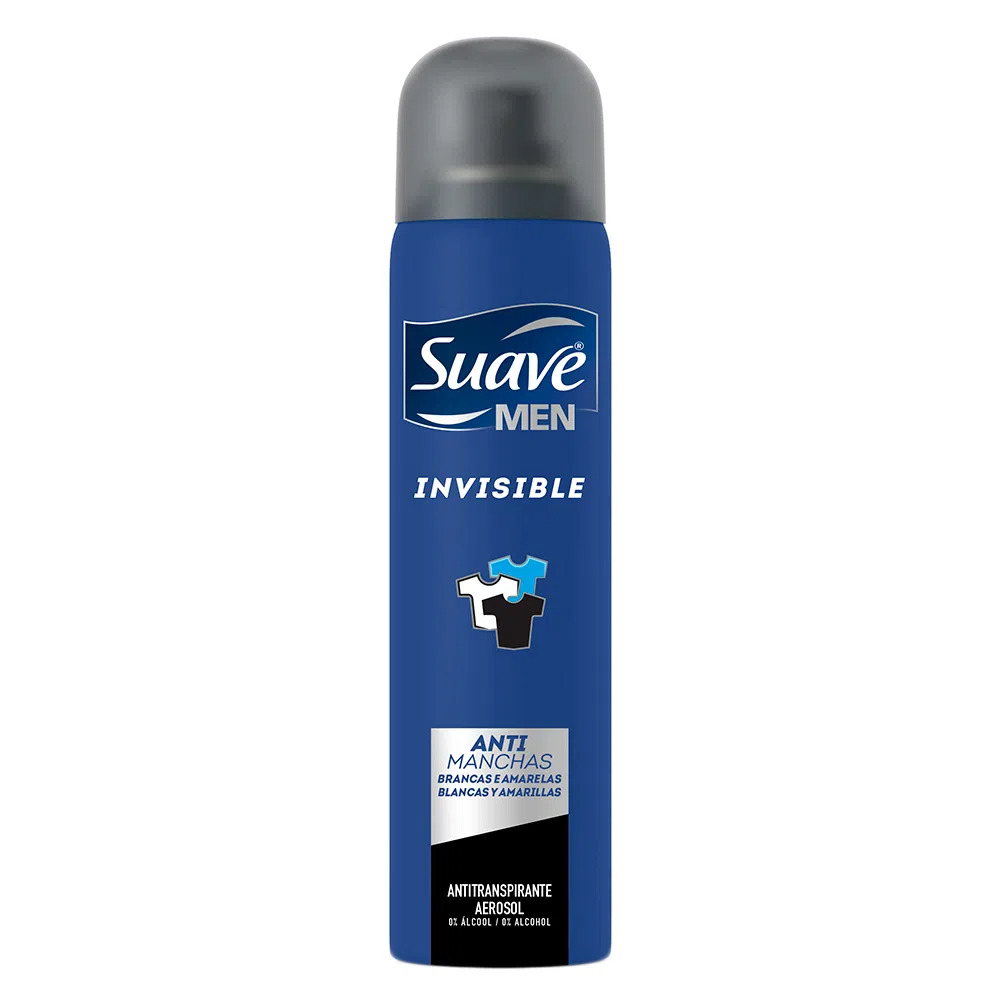 Desodorante Suave Men Invisible Aerosol 150ml