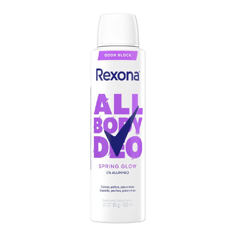 Desodorante Corporal Rexona Aerosol 150Ml All Body Deo Spring Glow