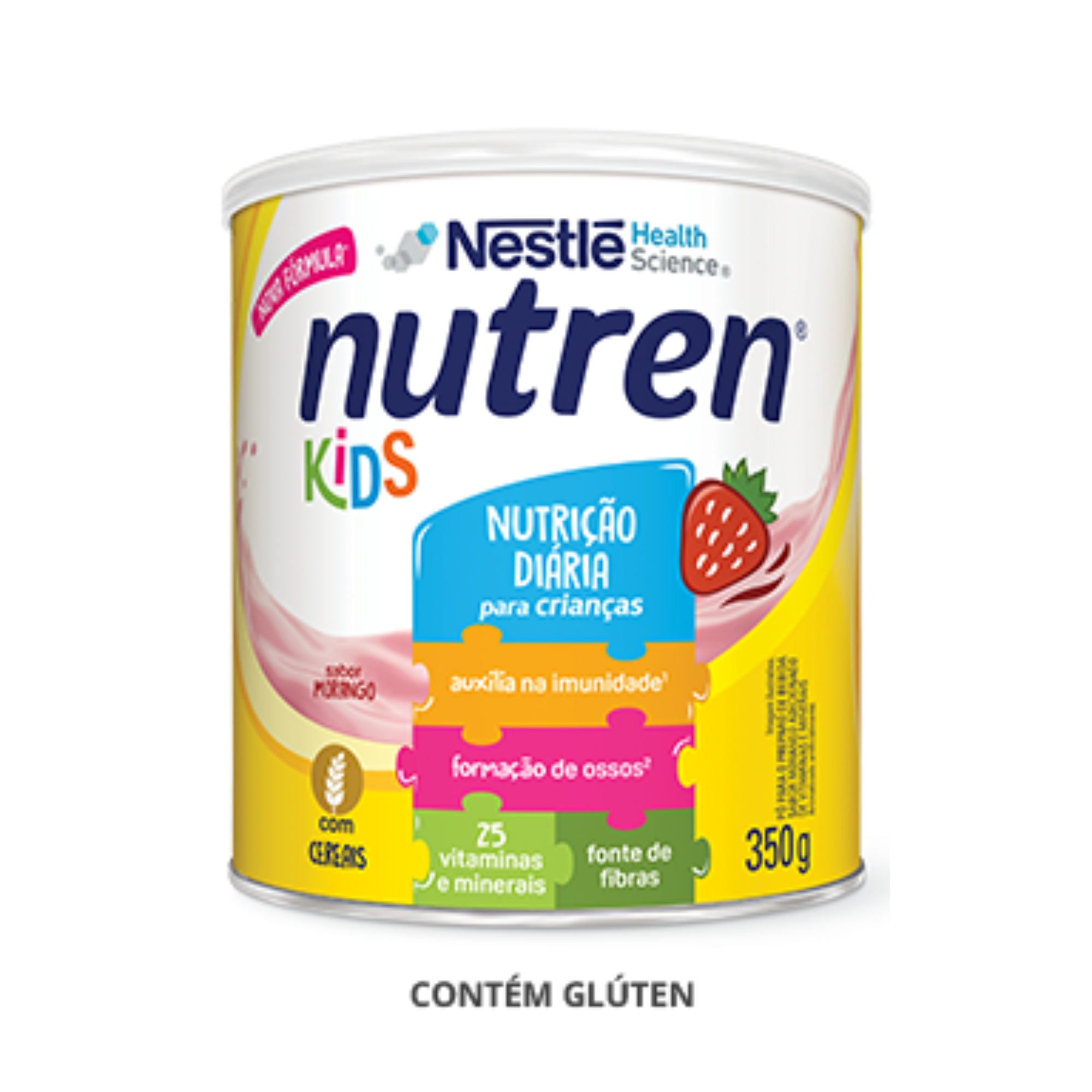 Leite Nutren Kids Morango 350g