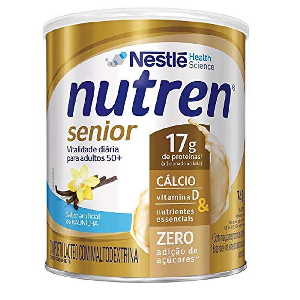 Leite Nutren Senior Sabor Baunilha 740g