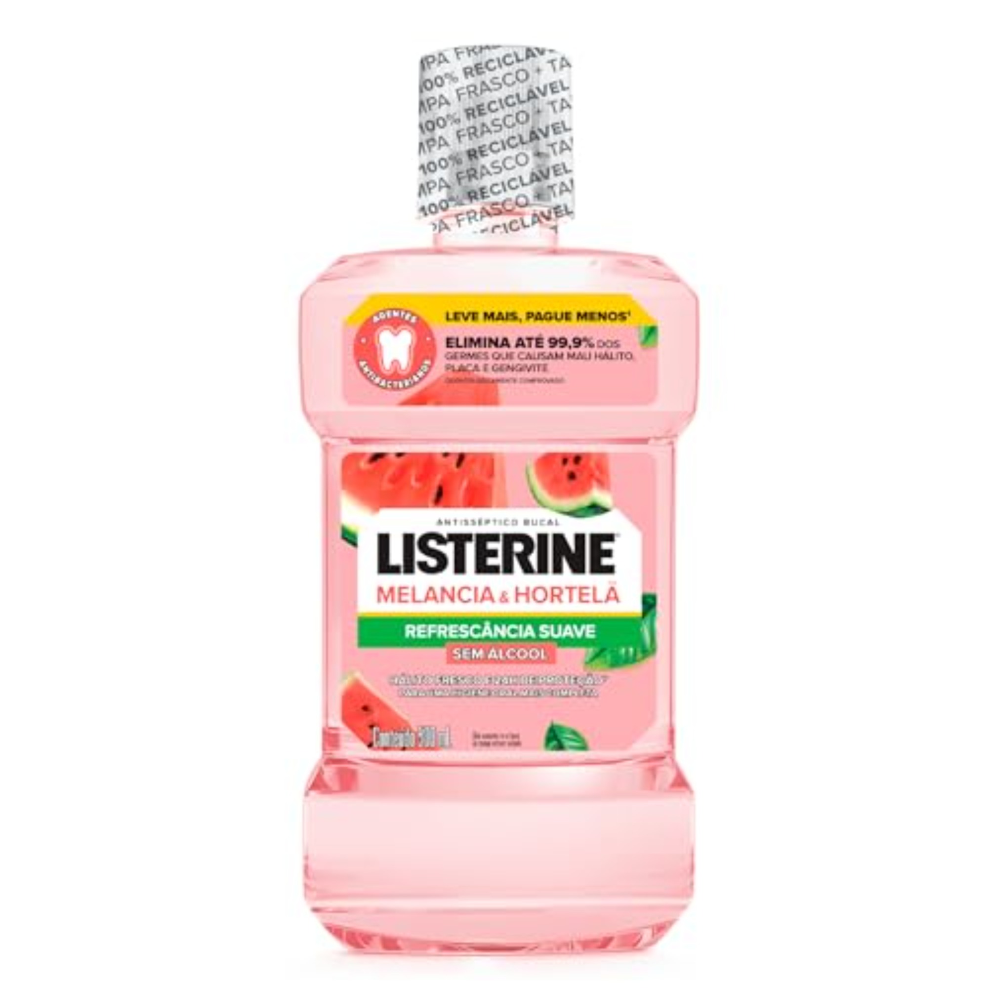 Enxaguante Bucal Listerine Zero Melancia e Hortelã 500ml