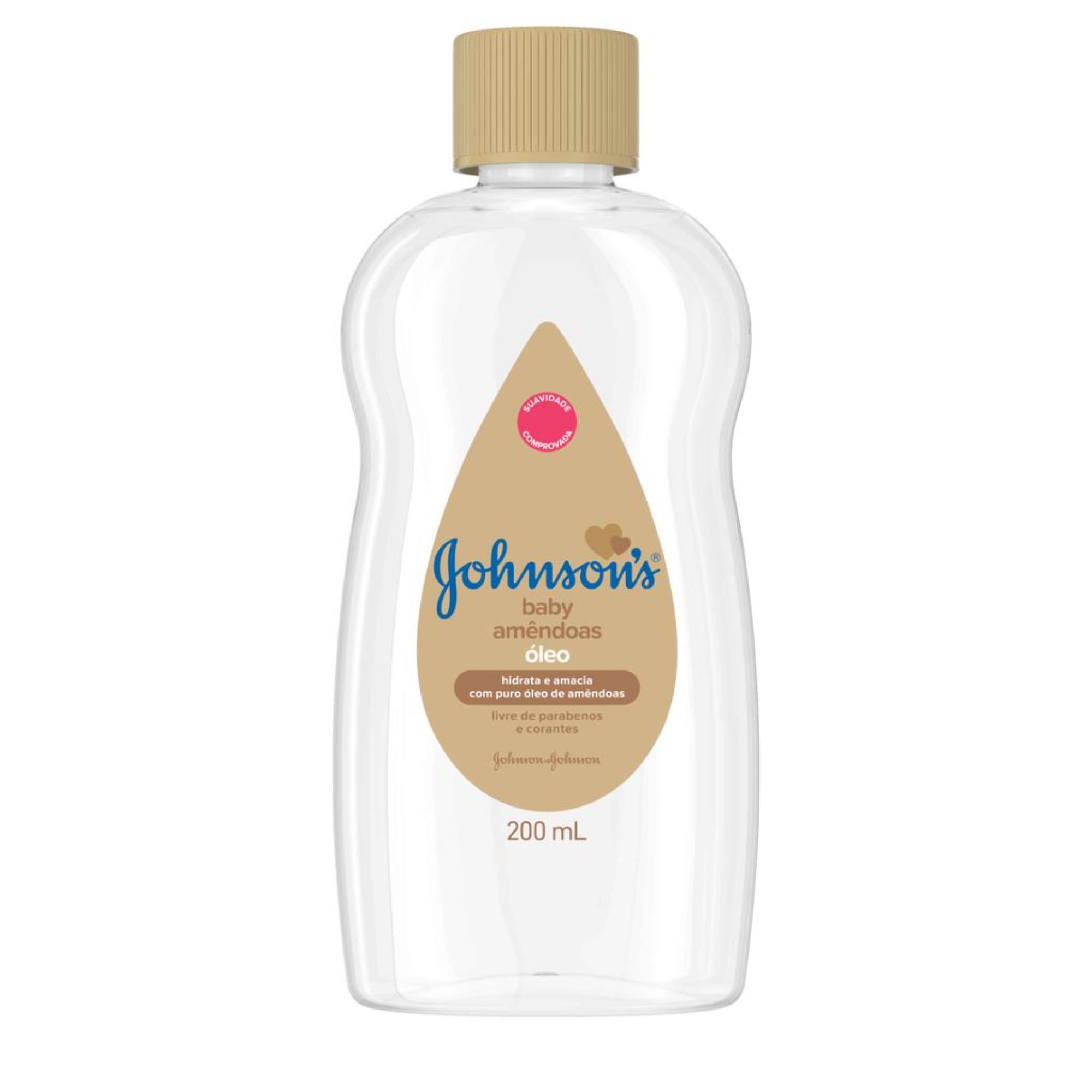 Oleo Johnson & Johnson Baby Amendoas 200ml