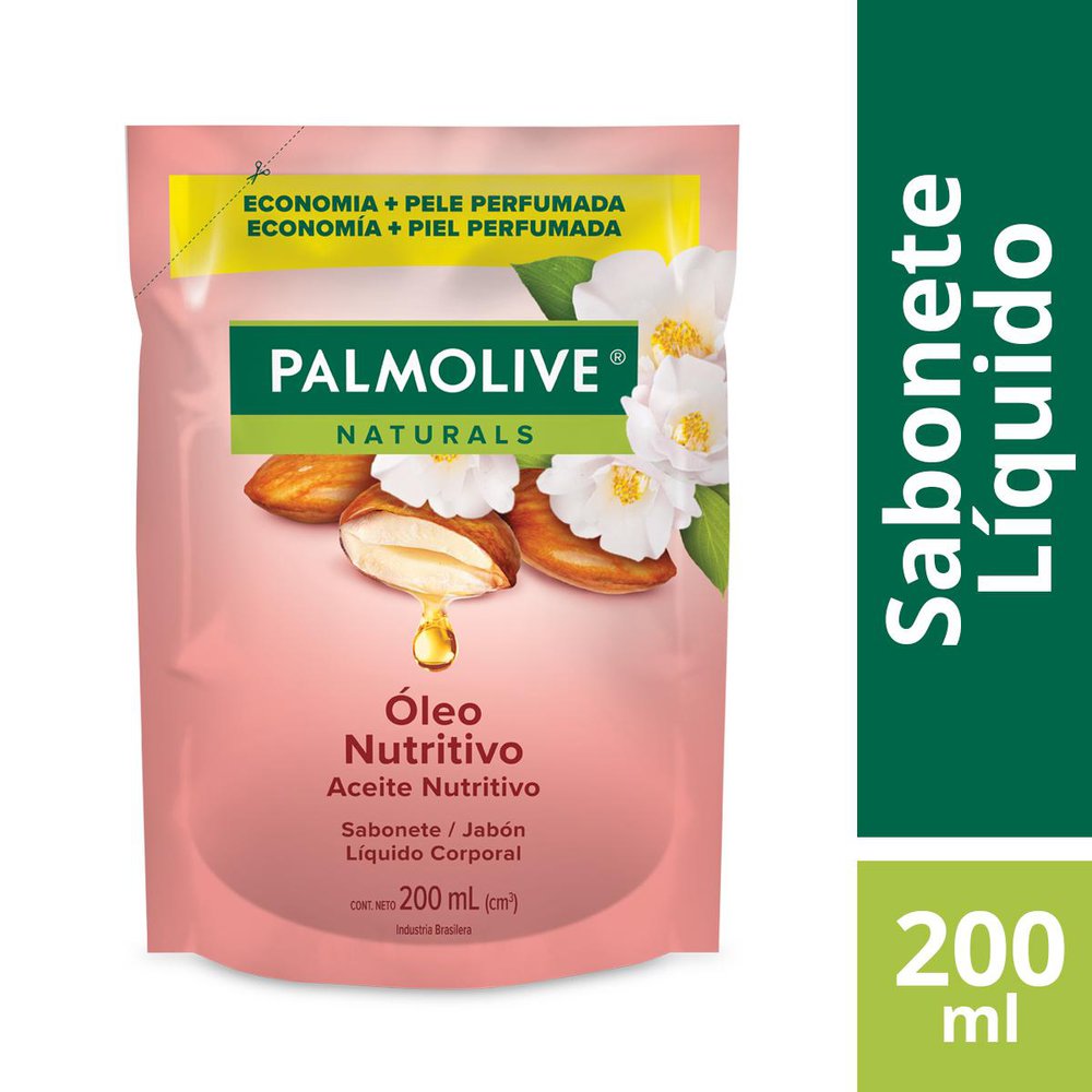 Sabonete Líquido Corporal Palmolive Naturals Óleo Nutritivo Refil 200ml