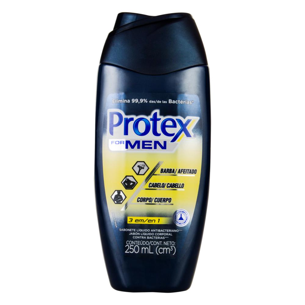 Sabonete Líquido Protex 250ml For Men 3x1 