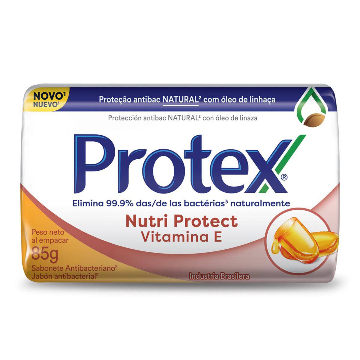 Sabonete Antibacteriano Protex Nutri Protect Vitamina E 85g