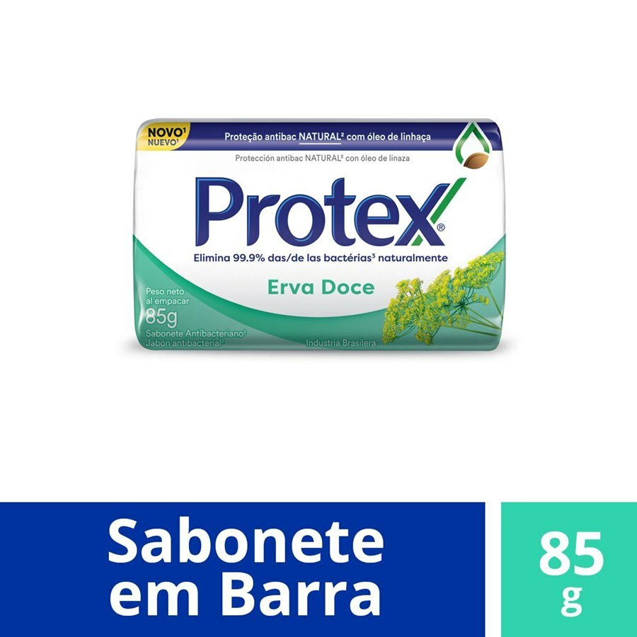 Sabonete Antibacteriano Protex Erva Doce 85g