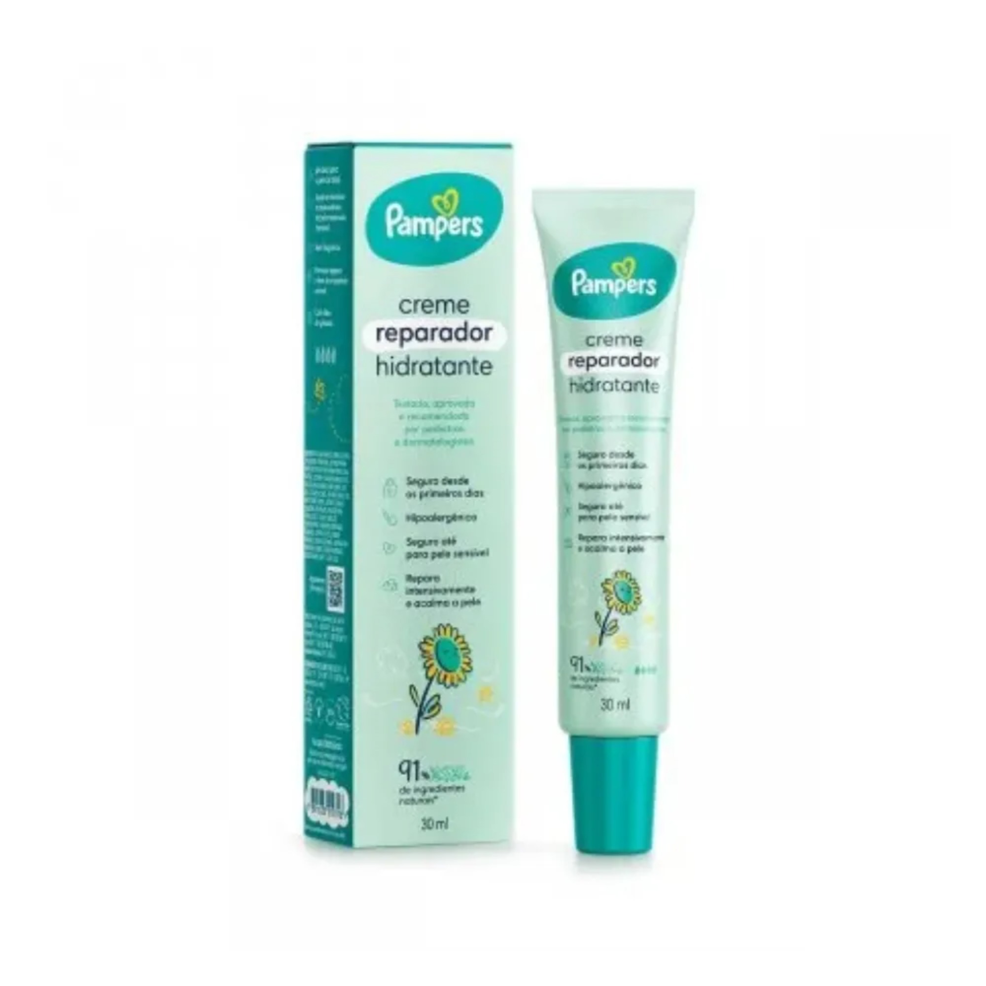 Creme Hidratante Infantil Pampers 300ml Reparador Girassol