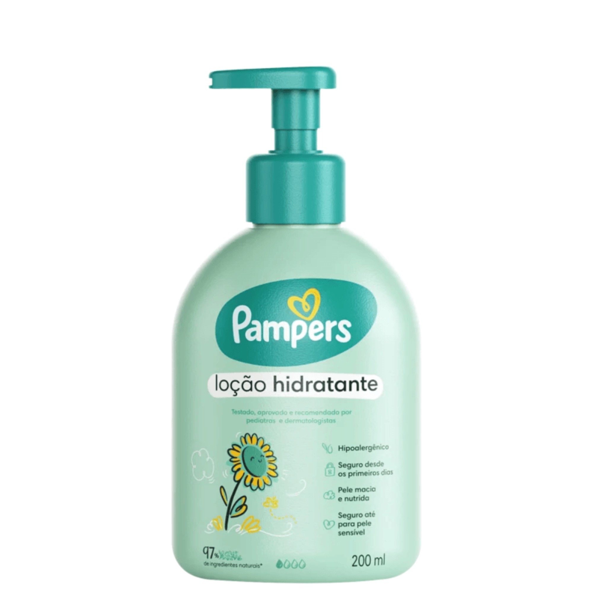 Loção Hidratante Infantil Pampers 200ml Girassol