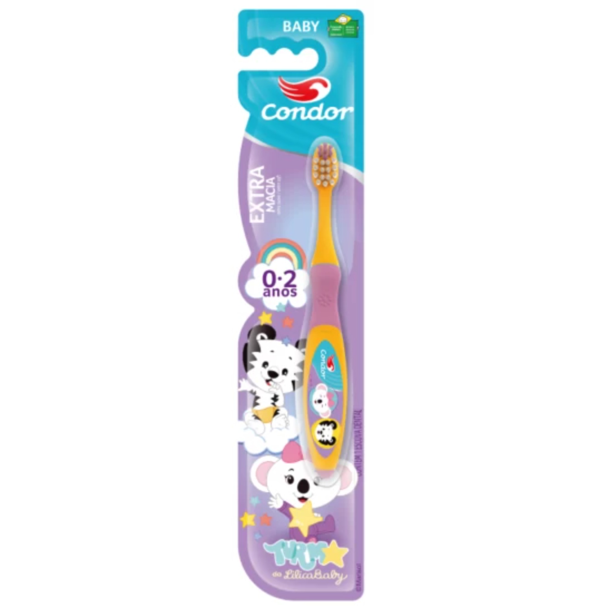 Escova Dental Infantil Condor Lilica Ripilica