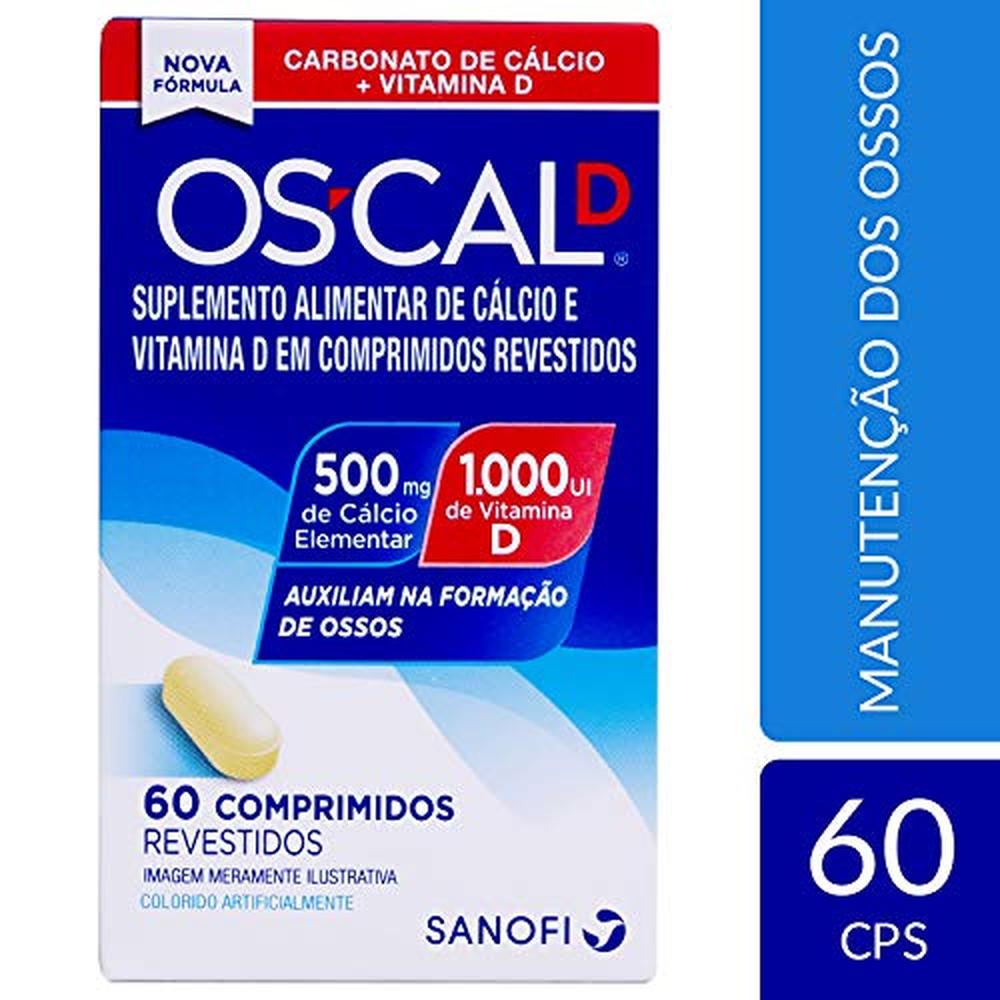 Os-Cal D 500mg + 1000Ui 60 Comprimidos