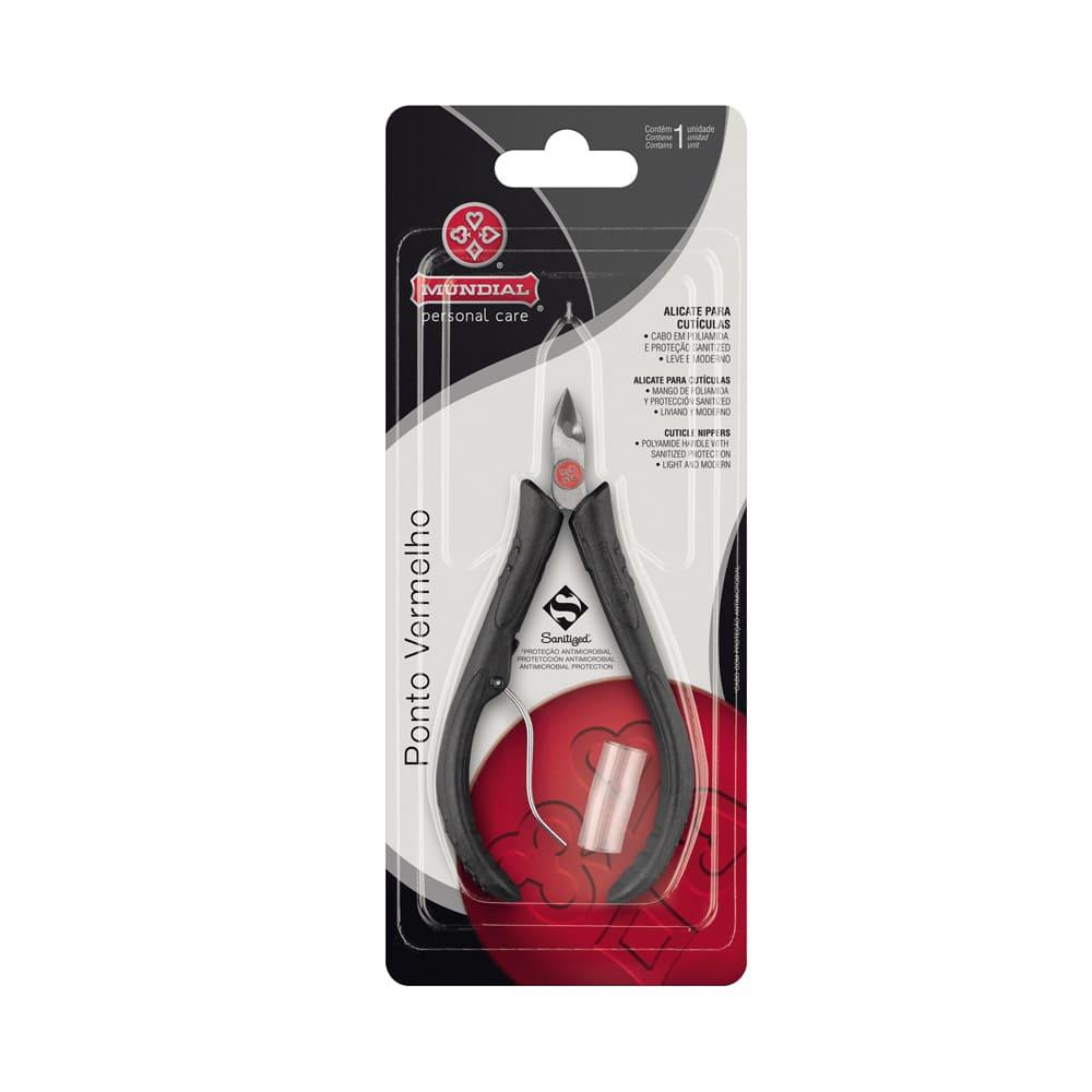 Alicate De Cutícula Mundial Ponto Vermelho