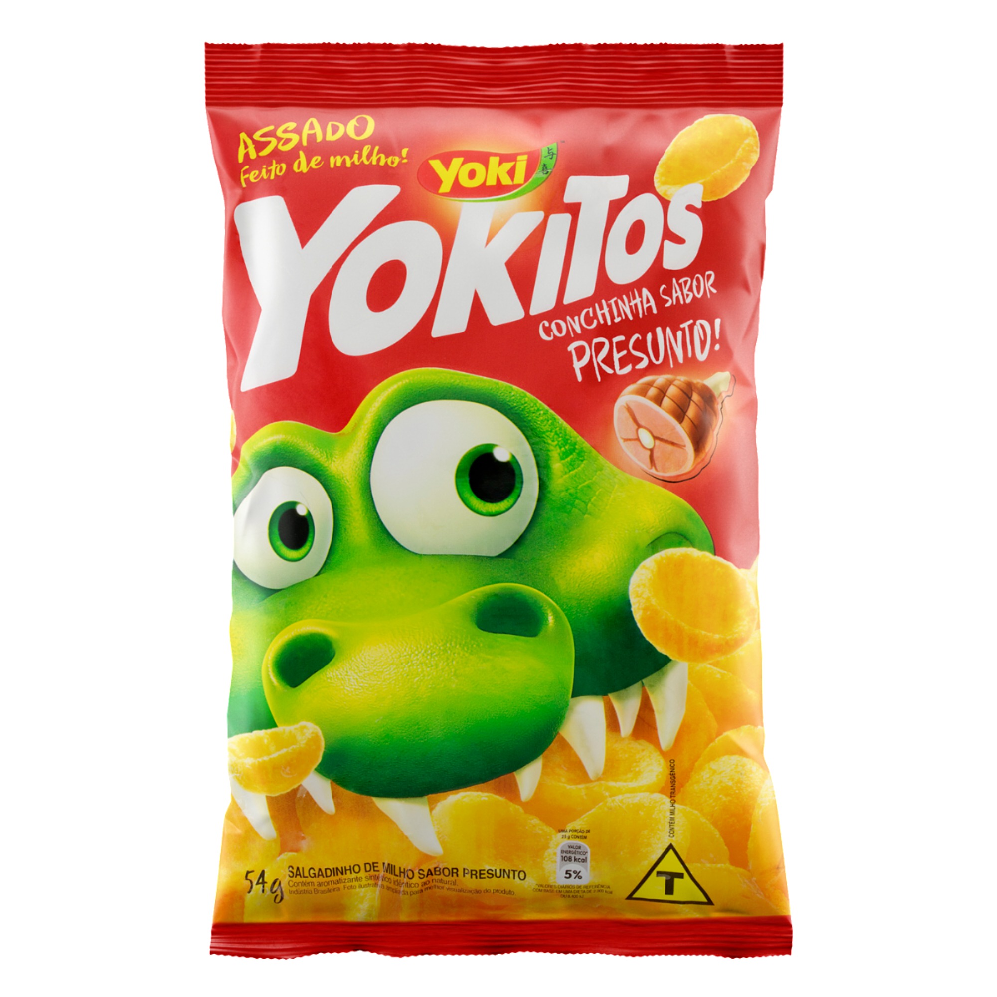 Salgadinho Yokitos 54G Conchinha Presunto