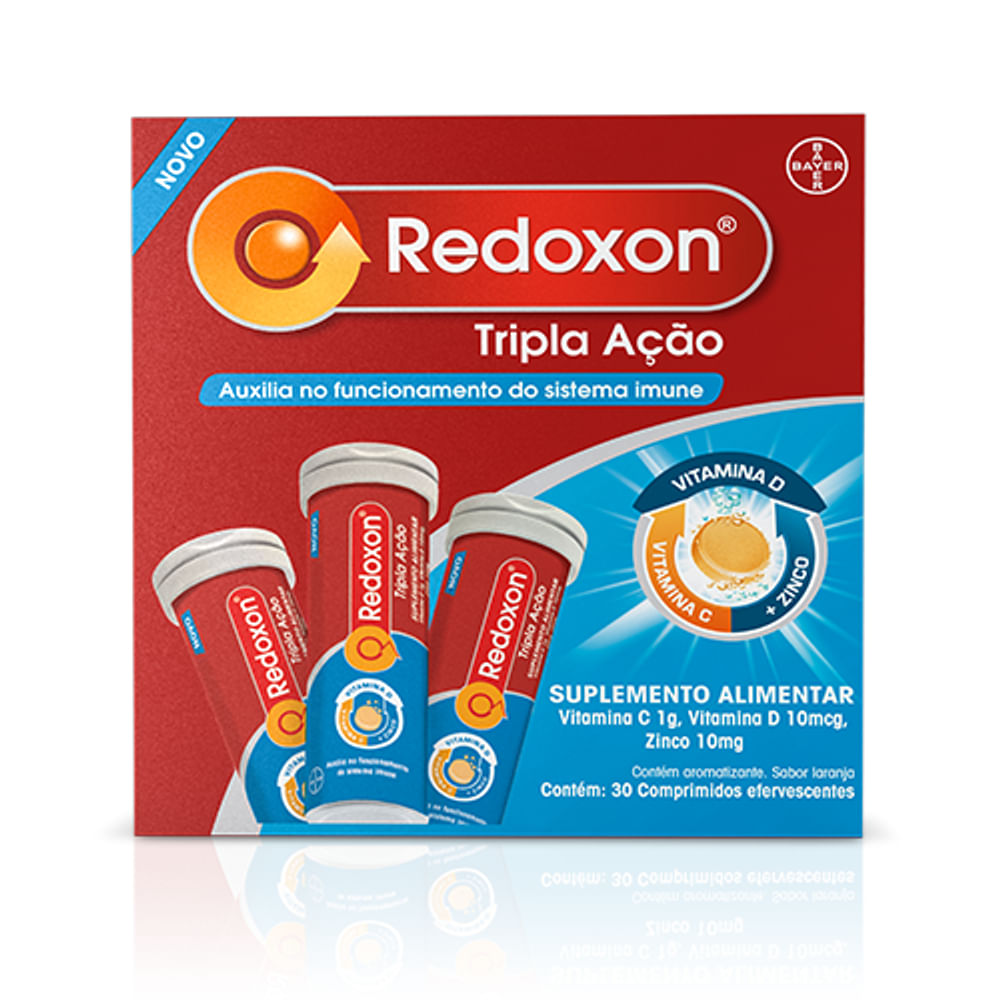 Redoxon Tripla Acão com 30 Comprimidos