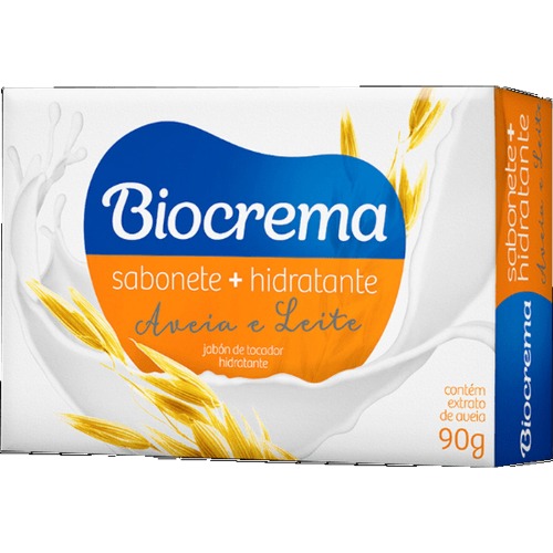 Sabonete Biocrema 90G Aveia E Leite