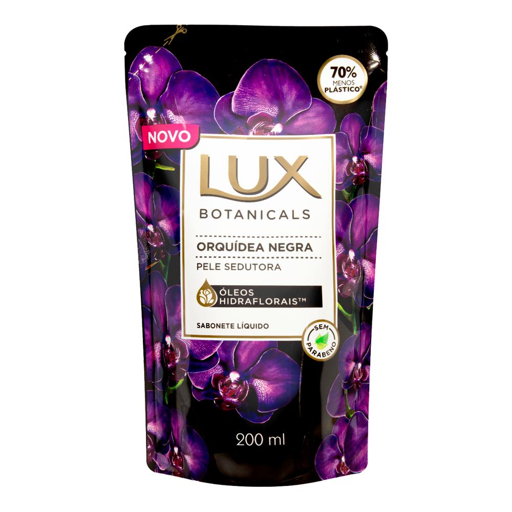 Sabonete Liquido Lux 200ml Refil Orquide Negra