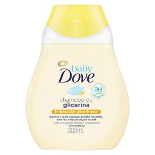 Shampoo Infantil Dove Baby 200ml Hidratação Glicerinada