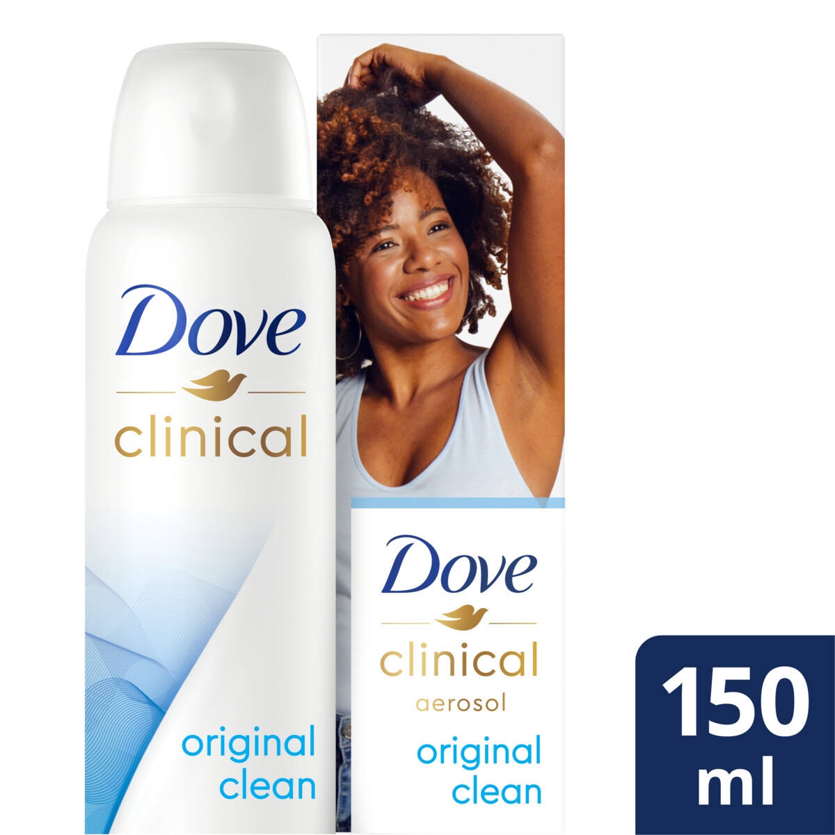 Desodorante Dove Clinical Original Clean Aerosol 150ml