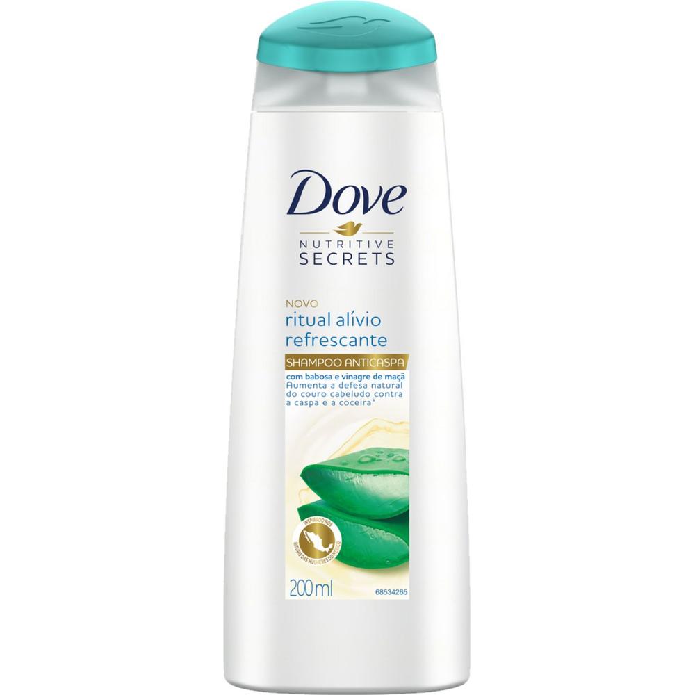 Shampoo Dove 200ml Alívio Refrescante