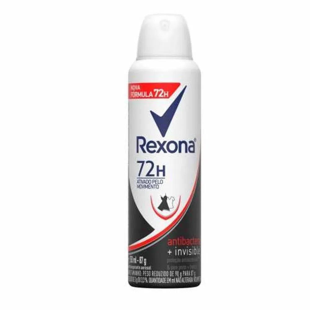 Desodorante Rexona Aerosol 250ml Antbacterial Invisible
