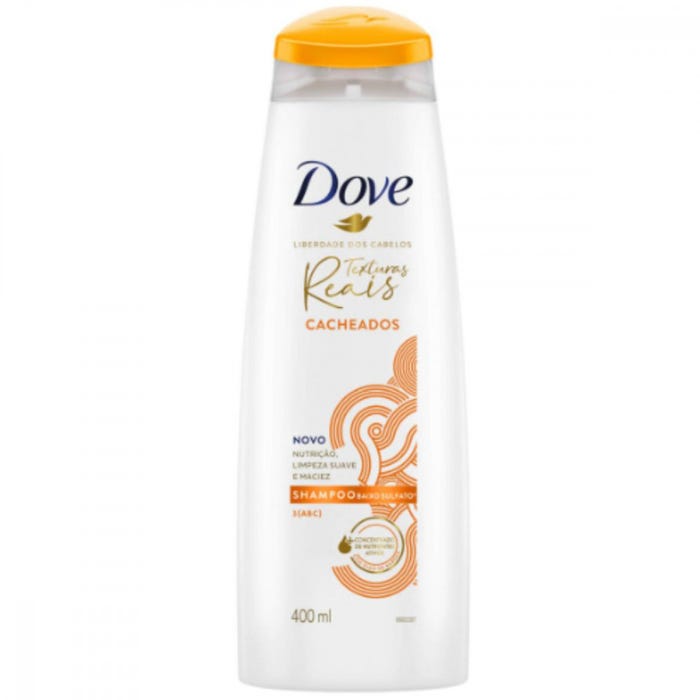 Shampoo Dove 400ml Cacheados Texturas Reais