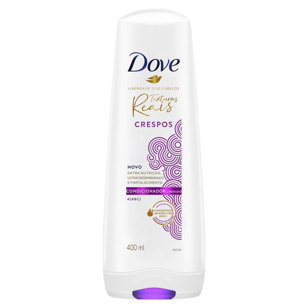 Condicionador Dove 400ml Crespos Texturas Reais