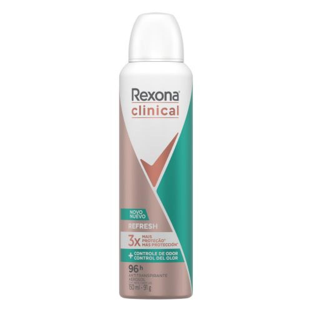 Desodorante Rexona Aerosol 150ml Clinical Reflesh