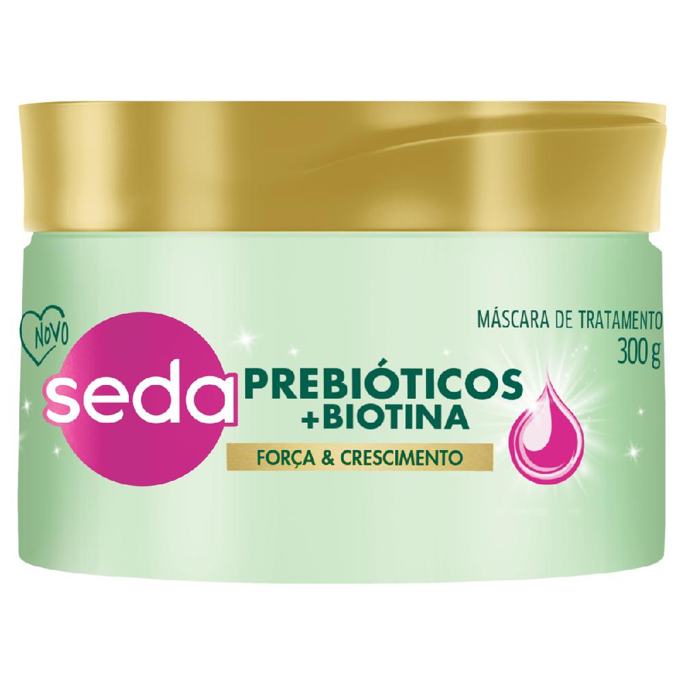 Máscara de Tratamento Seda 300ml Prebióticos + Biotina