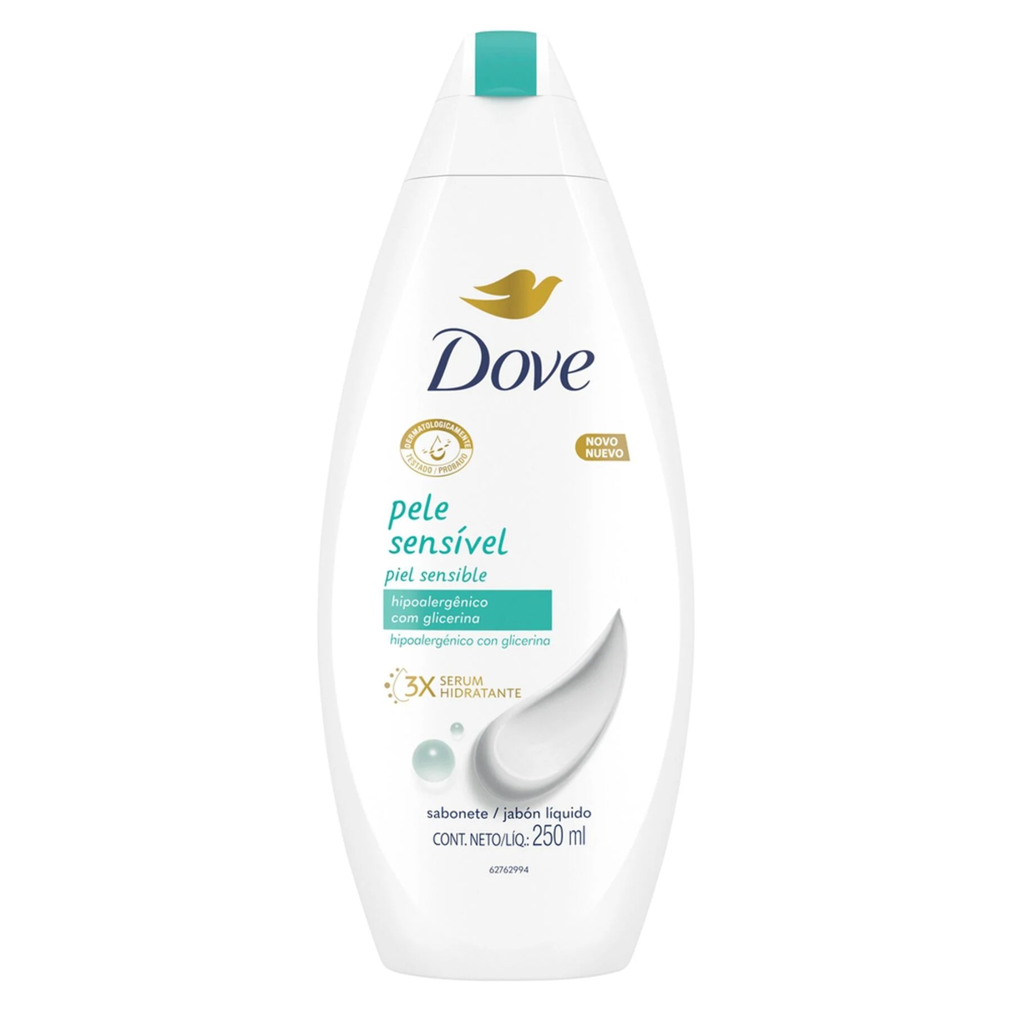 Sabonete Liq Dove 250ml Pele Sensivel